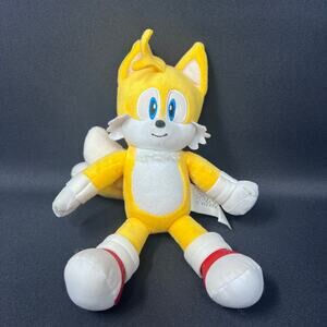 Jakks Pacific Sonic The Hedgehog 3 Movie Tails 9”‎ Yellow Plush 2022